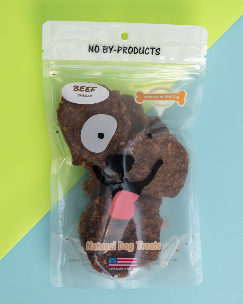 Beef Burger Dog Treats (Made in the USA) Eat PREEN PETS   