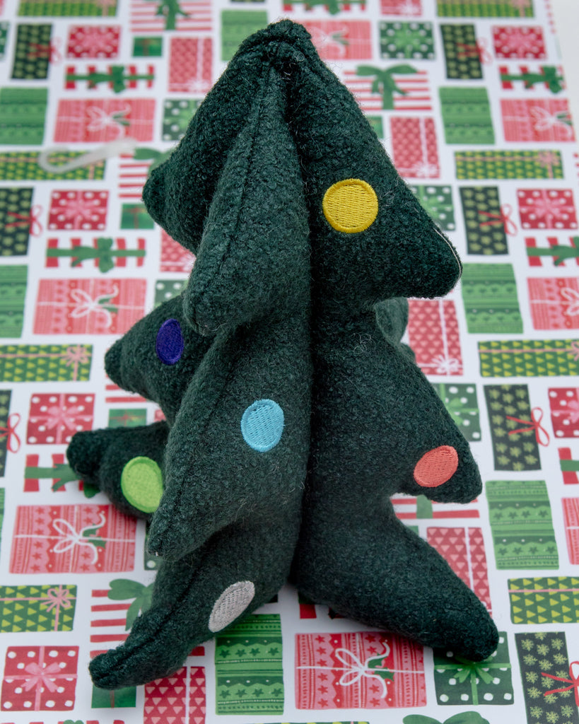 Woolie Tree Squeaky Dog Toy Play JAX & BONES   