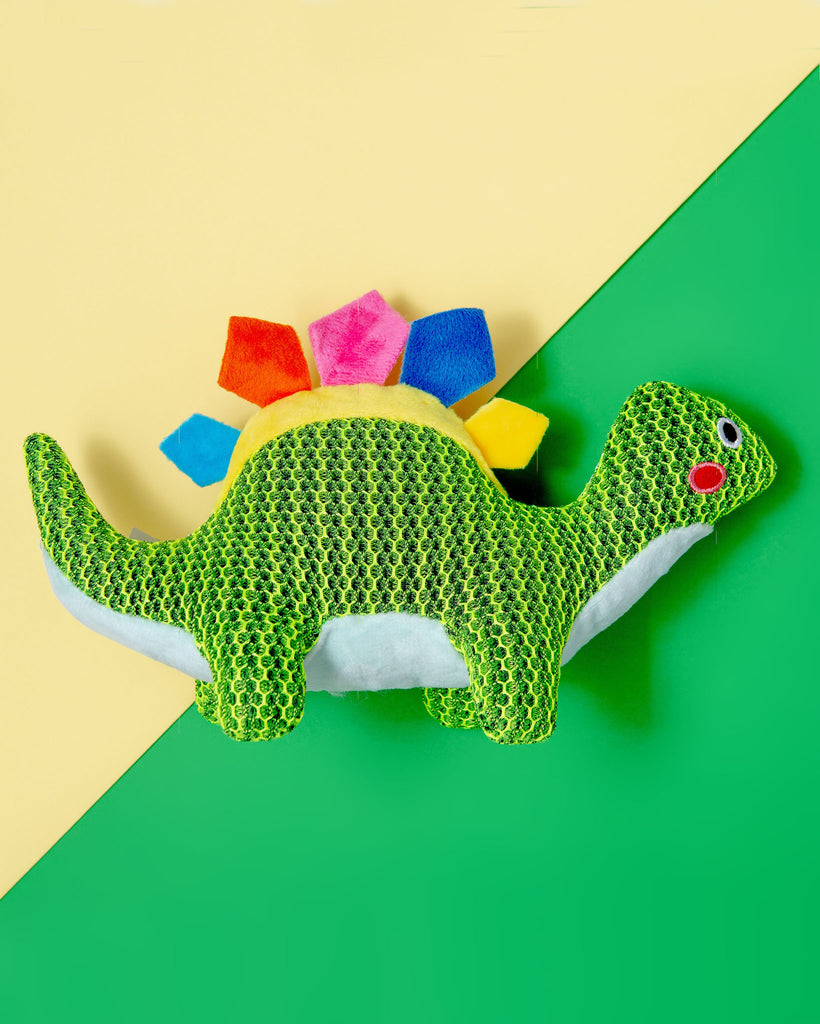 Dinosaur Dude Squeaky Mesh Dog Toy (FINAL SALE) Play HUGSMART   
