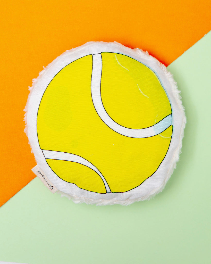 Ball Me Maybe Eco-Friendly Squeaky Dog Toy (Made in NYC) (CLEARANCE) Play DIRT & DOG HAIR   