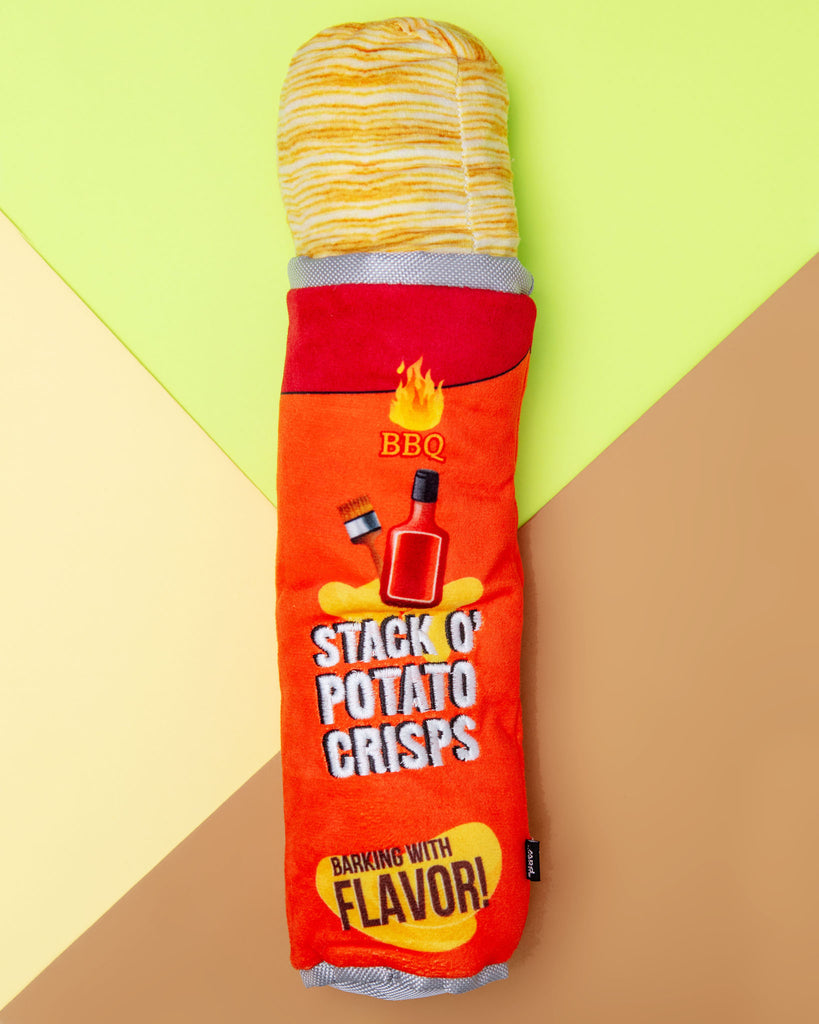 Stack O'Crisps Crinkle + Squeak Dog Toy (FINAL SALE) Play SILVER PAW   