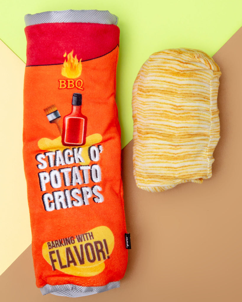 Stack O'Crisps Crinkle + Squeak Dog Toy (FINAL SALE) Play SILVER PAW   