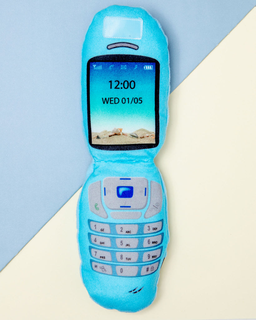 Flip Phone Crinkle + Squeak Dog Toy (FINAL SALE) Play PAWSTORY   