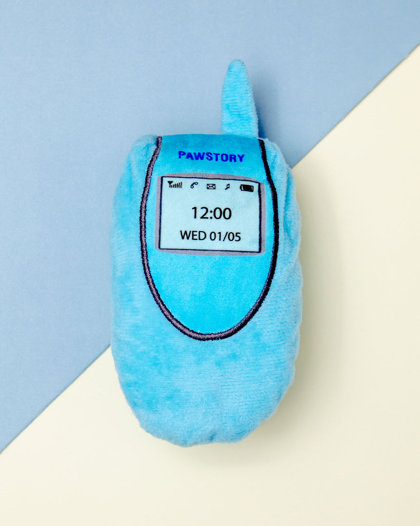 Flip Phone Crinkle + Squeak Dog Toy (FINAL SALE) Play PAWSTORY   