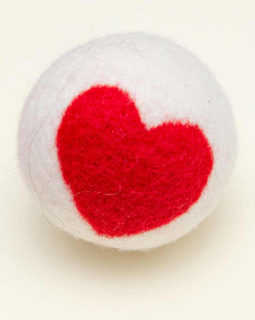Wool Ball Toy with Heart Dog Toys FRIENDSHEEP   