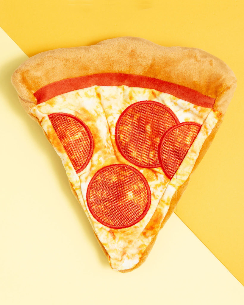 Puppy-Roni Pizza Slice Crinkle & Squeaky Dog Toy Play P.L.A.Y.