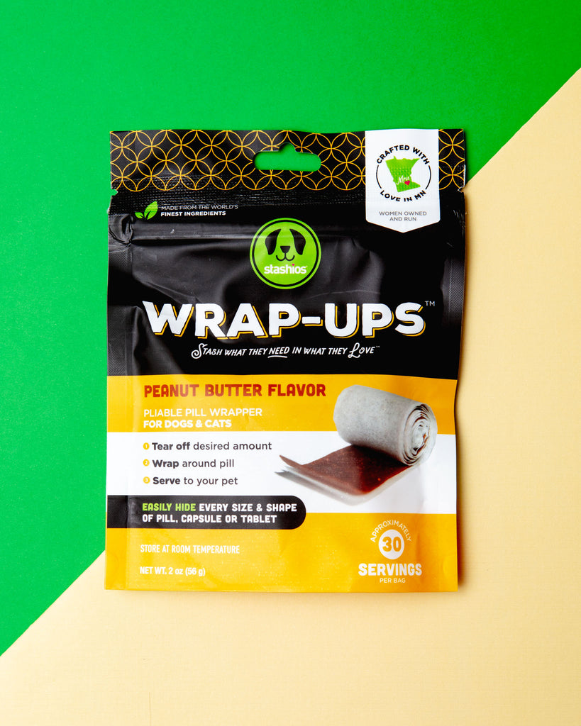 Peanut Butter Pill Wrap-Ups for Dogs & Cats Eat STASHIOS   
