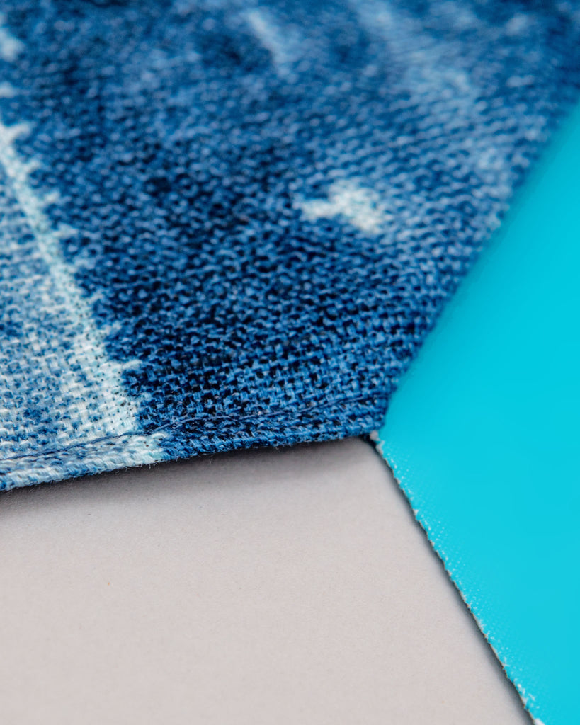 Indigo Mud Cloth Dog Bandana<br>(Made in the USA) Wear THE FOGGY DOG   