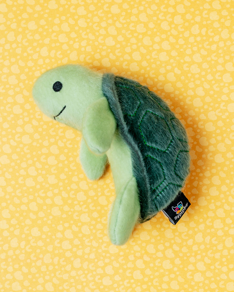 Fuzzy Sea Turtle Plush Dog Toy Play SPUNKY PUP   