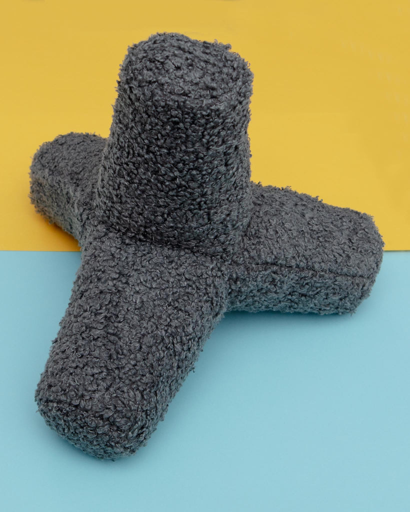 O Breuer Oversized Crinkle & Squeak Dog Toy in Concrete (FINAL SALE) Play LAMBWOLF COLLECTIVE   
