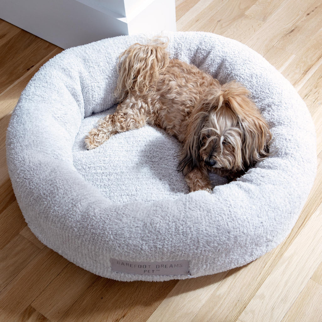 CozyChic™ Round Dog Bed in Silver Pearl HOME BAREFOOT DREAMS   