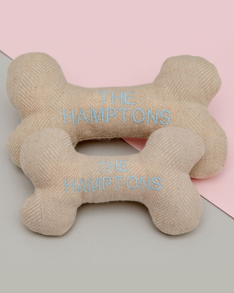 "The Hamptons" Tweed Squeaker Dog Toy (Made in the USA) Play THREAD AND PAW   