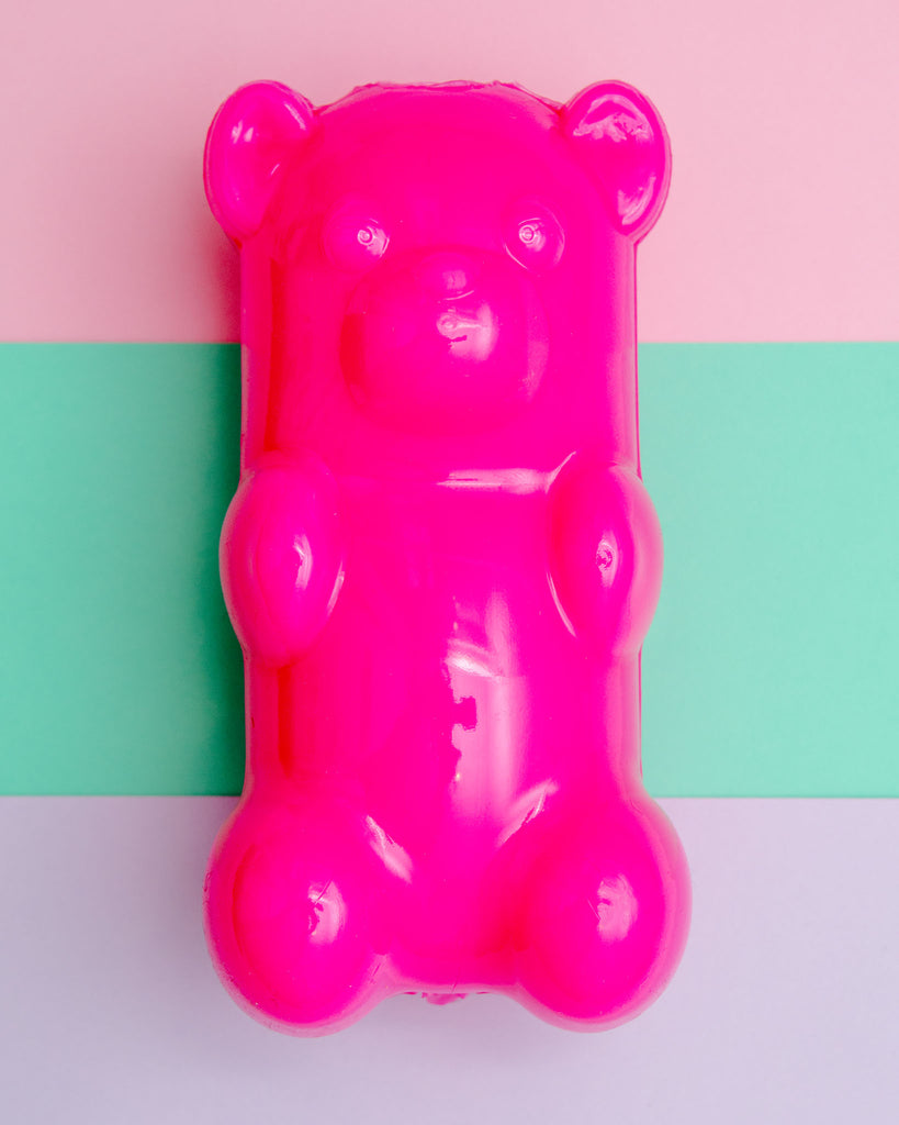 Gummy Bear Crunch Dog Toy<br>(Made in the USA) Play RUFF DAWG   