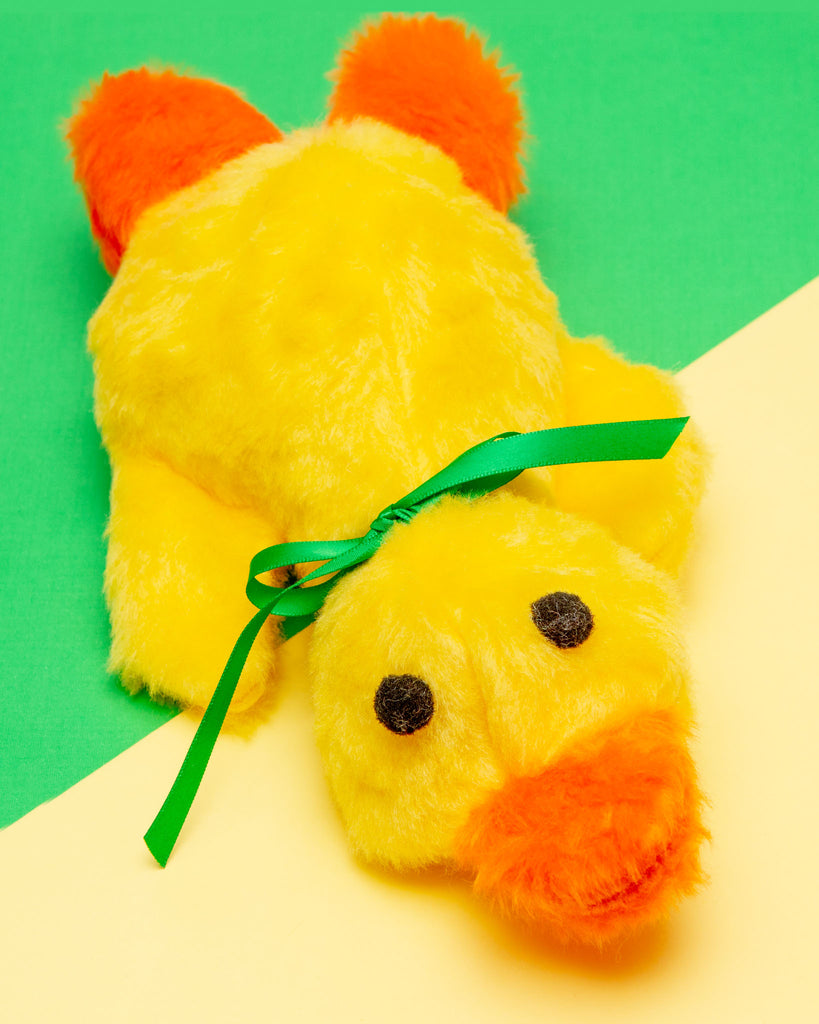 Paddling Duck Squeaker Dog Plush Toy (Made in the USA) Play MUTTS & MITTENS   