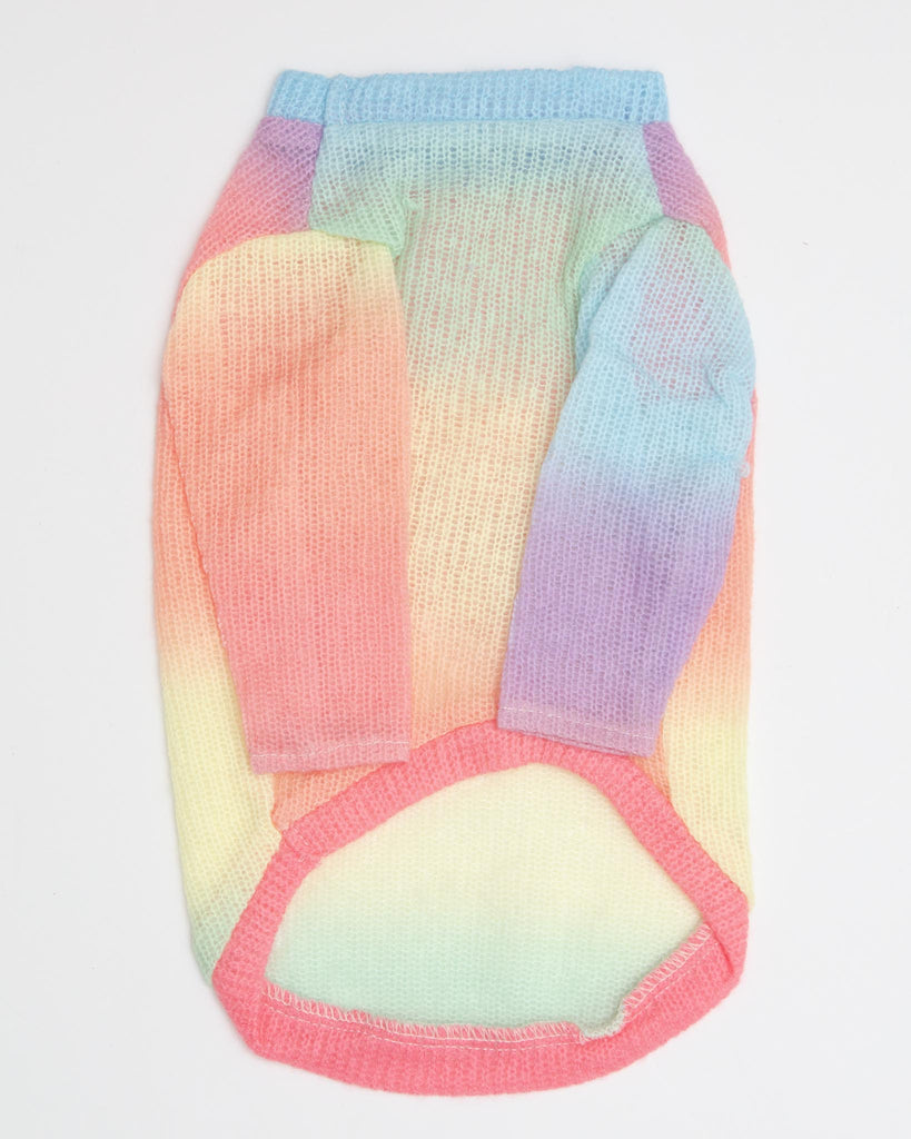 Love Rainbow Ombre Dog Sweater (CLEARANCE) Wear HELLO DOGGIE   