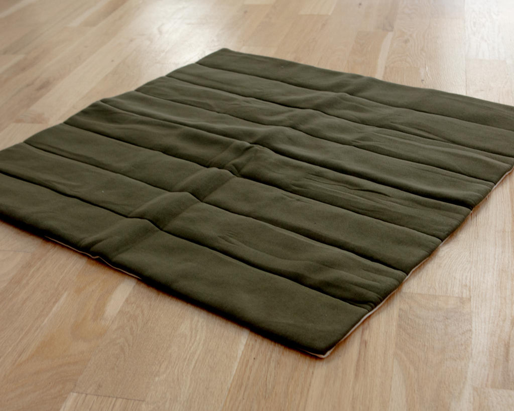 The Mellow Mat for Dogs & Cats (Made in the USA) (FINAL SALE) HOME HOUSE DOGGE Dark Olive Green  