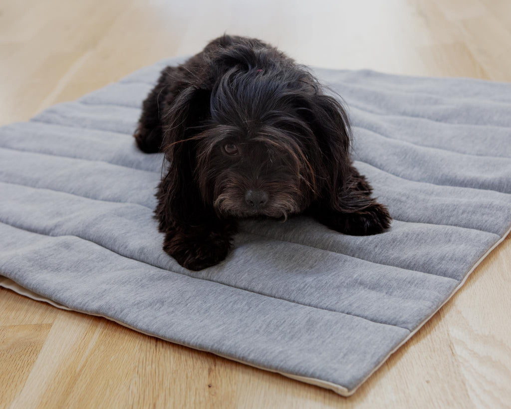 The Mellow Mat for Dogs & Cats (Made in the USA) (FINAL SALE) HOME HOUSE DOGGE Light Grey  