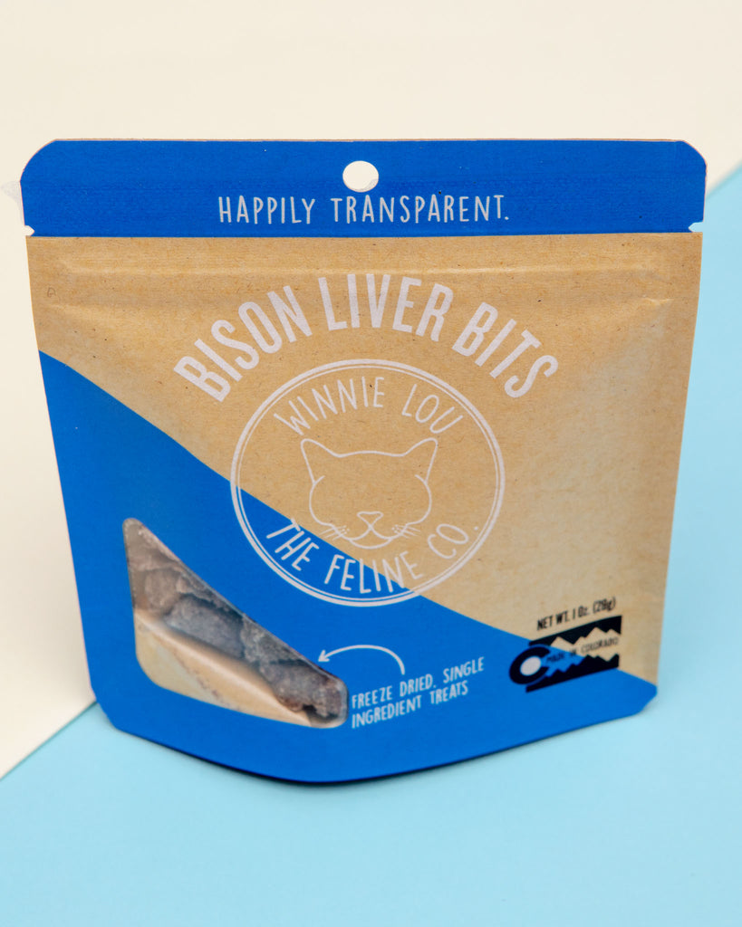 Bison Liver Bits Cat Treats HOME WINNIE LOU   