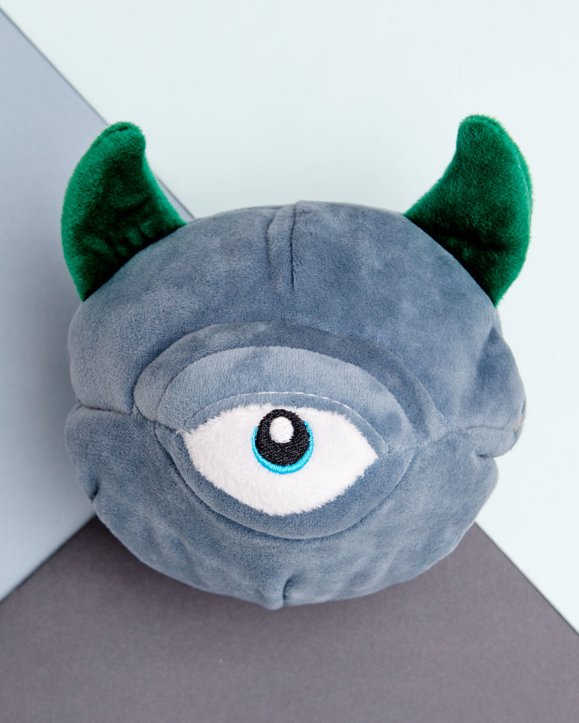 monsters inc dog toy PATCHWORK PETS | 3-In-1 Eyeball + Monster + Squeaky Ball Dog Toy