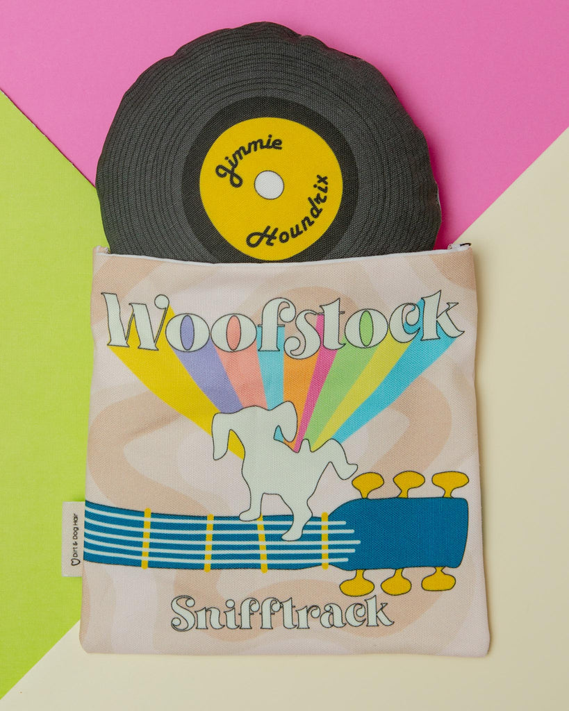 Dog Vinyl Two Piece Sniff & Search Dog Toy Play DIRT & DOG HAIR   
