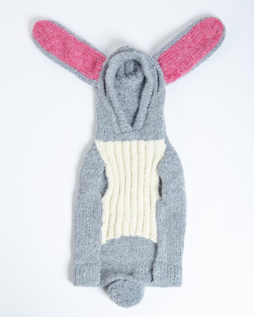 Ear-Resistable Hand-Knit Bunny Dog Sweater (DOG & CO. Exclusive) Wear PERUVIAN KNITS   