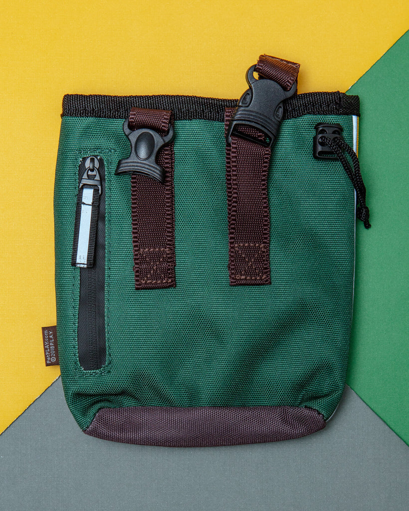 Deluxe Treat & Training Pouch in Grass Green<br>(FINAL SALE) WALK P.L.A.Y.   
