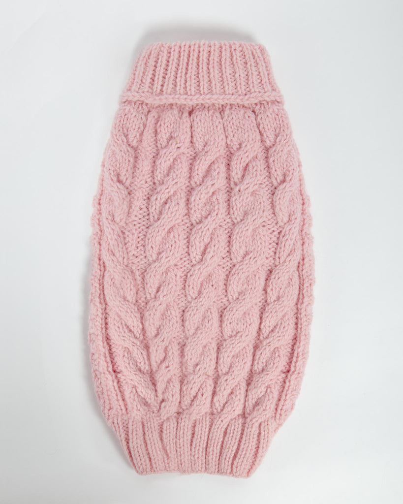 Downtown Roll Neck Dog Sweater in Rose Wear DOG & CO. COLLECTION   