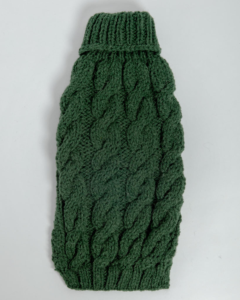 Downtown Roll Neck Dog Sweater in Evergreen Wear DOG & CO. COLLECTION   