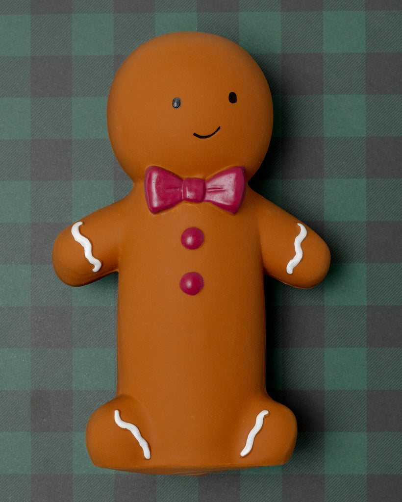Gingerbread Cruncher Dog Toy Play FOU FOU BRANDS   