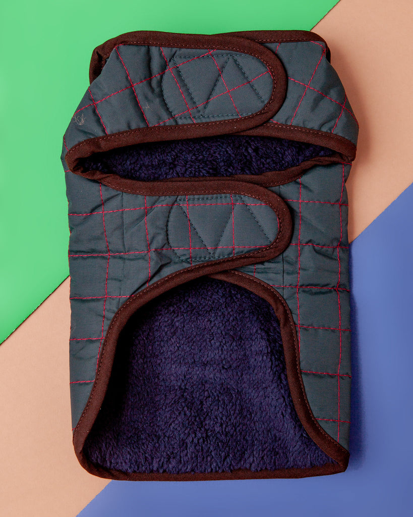 The Traveler Fleece-Lined Waterproof Dog Coat << FINAL SALE >> Wear PACO & LUCIA   