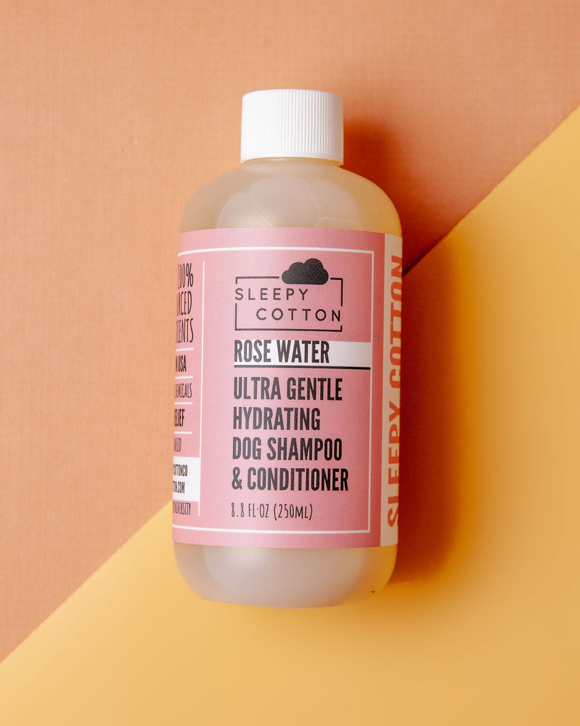 Hydrating Rose Water Dog Shampoo & Conditioner HOME SLEEPY COTTON   