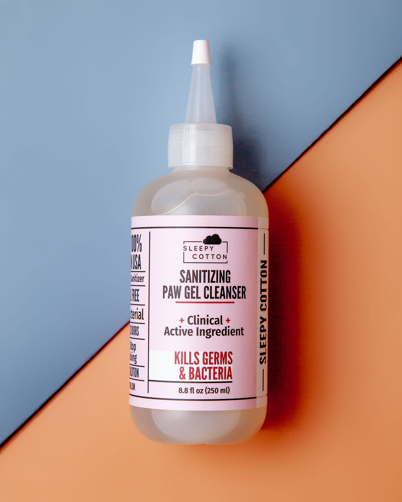 Dog Sanitizing Paw Gel Cleanser HOME SLEEPY COTTON   