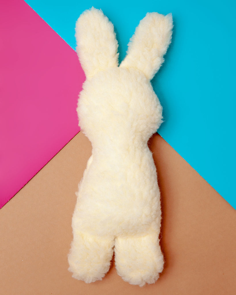 Fluffy Bunny Sherpa Squeaky Dog Toy Play MUTTS & MITTENS   