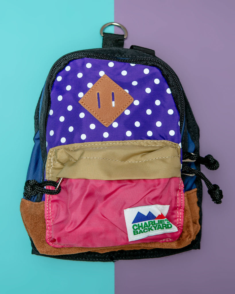 Charlie's Bag Backpack in Violet Walk CHARLIE'S BACKYARD   