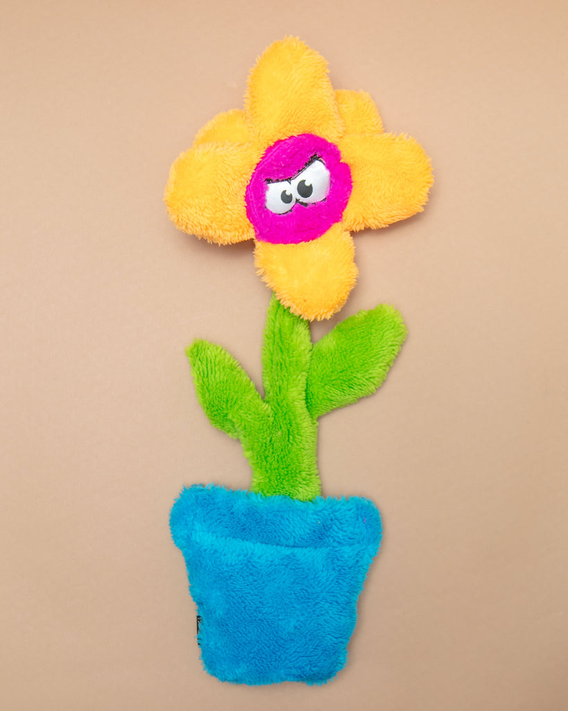 Pretty Potted Flower Unstuffed Dog Toy (Made in the USA) << FINAL SALE >> Play CYCLE DOG   