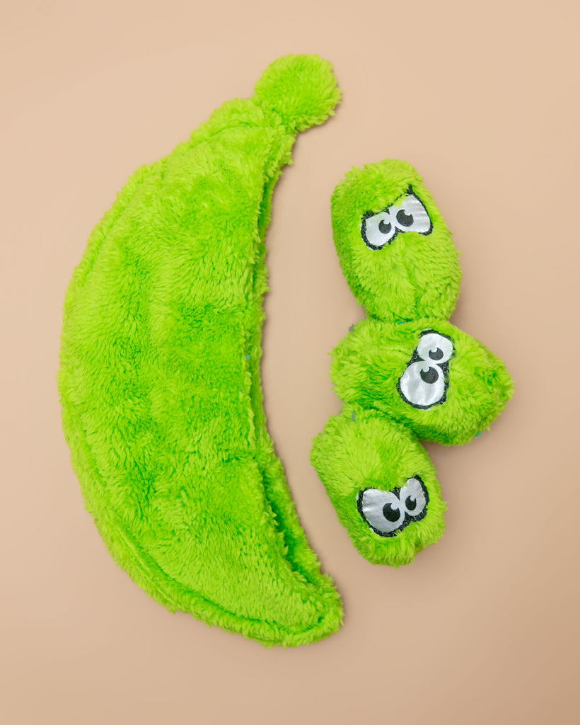 Peas in a Pod Plush Interactive Plush Dog Toy (Made in the USA) << CLEARANCE >> Play CYCLE DOG   