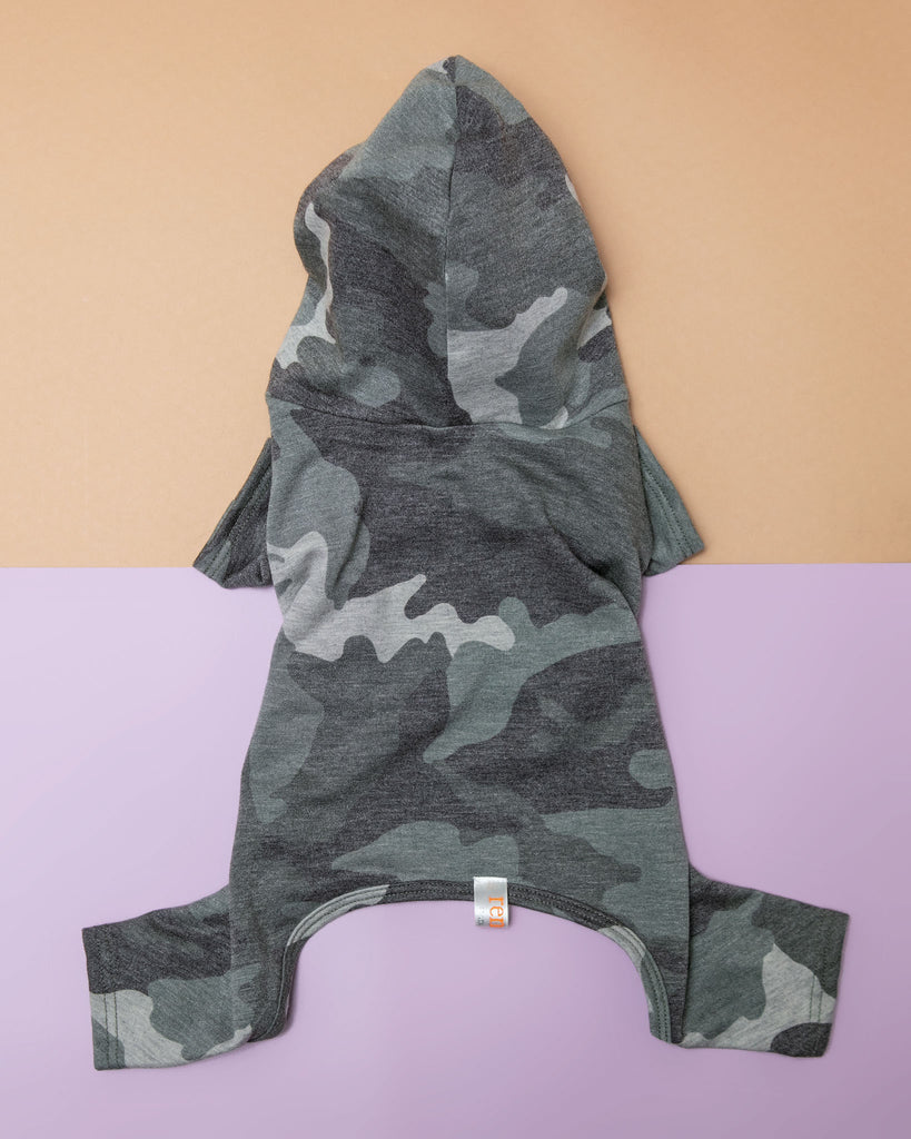 Hooded Camo Dog Onesie (Made in the USA) (FINAL SALE) Wear RENEE C   
