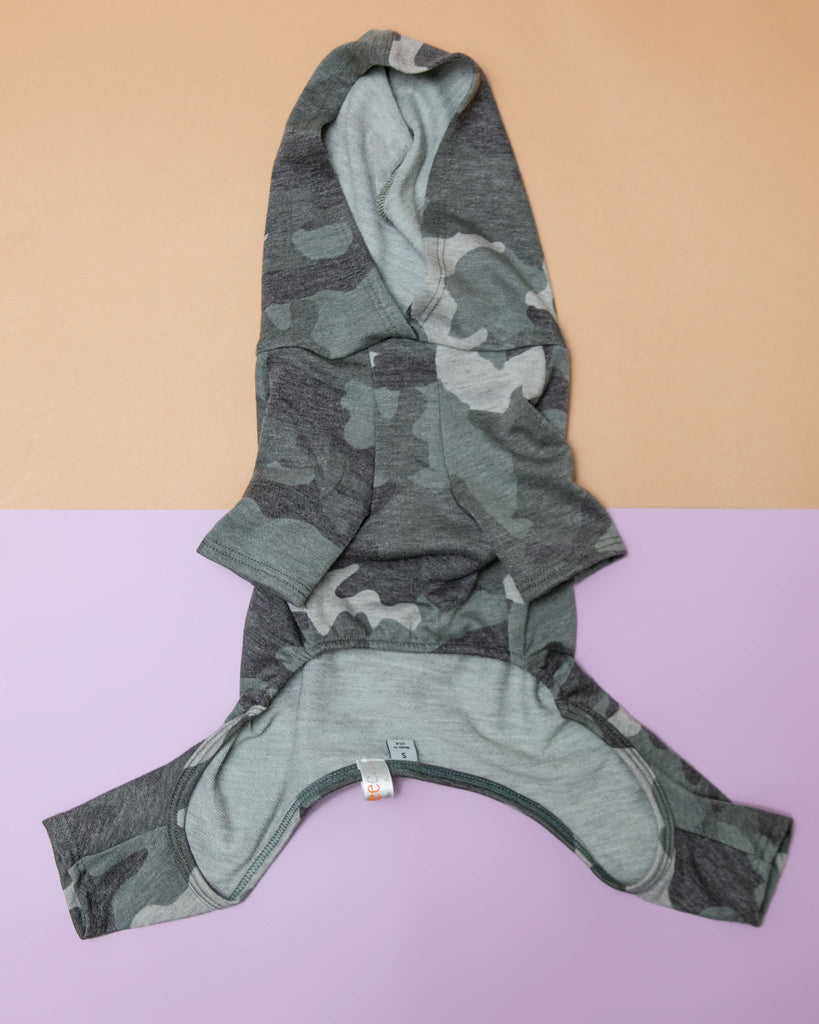 Hooded Camo Dog Onesie (Made in the USA) (FINAL SALE) Wear RENEE C   