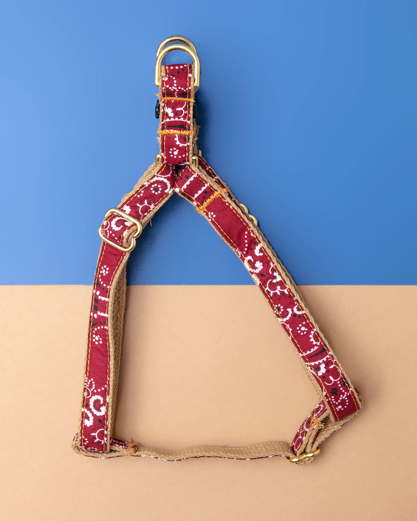 Classic Bandana Print Step-In Dog Harness << Made in the USA >> << CLEARANCE >> WALK FINNEGAN'S STANDARD GOODS   