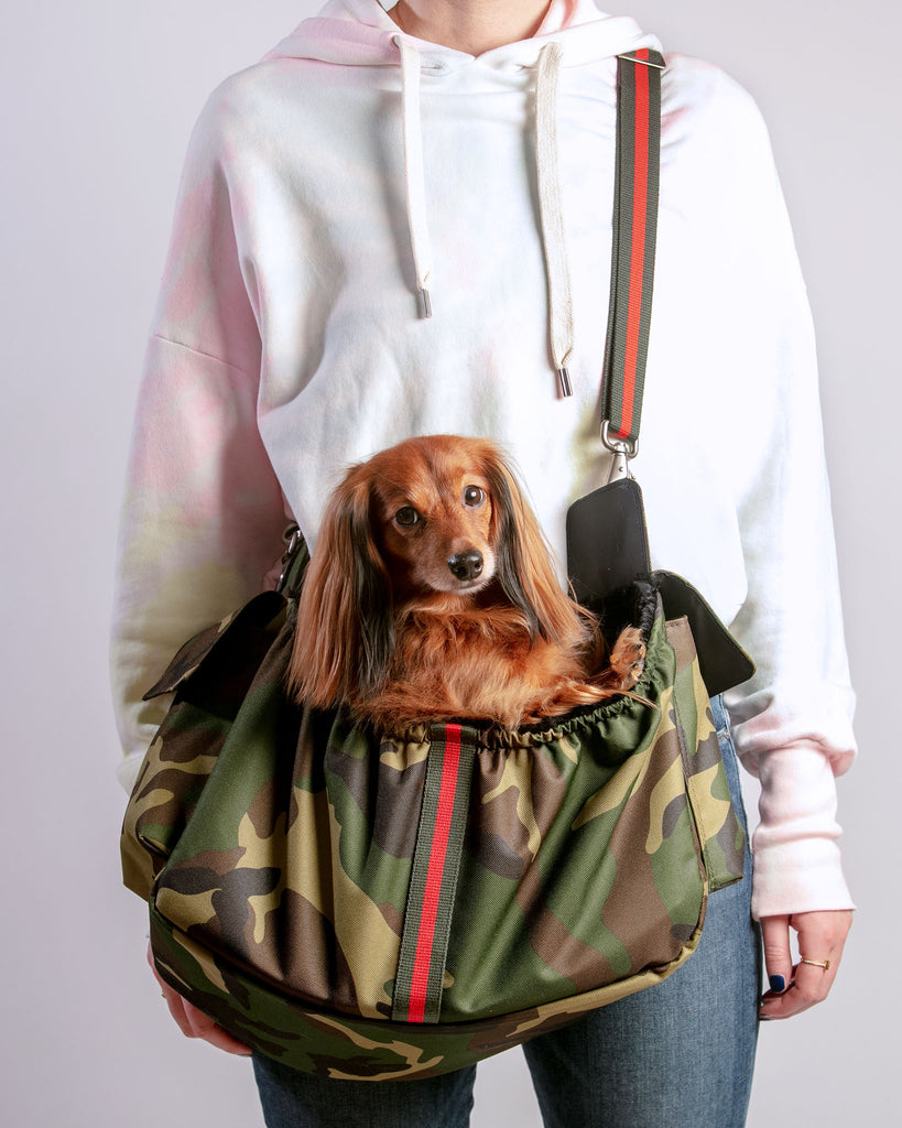 Gigi Sling Pet Carrier in Camo<br>(Made in the USA) Carry PETOTE   