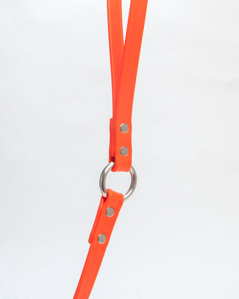 Traffic Leash in Neon Orange - 2' (Made in the USA) Leash DOG & CO. COLLECTION   