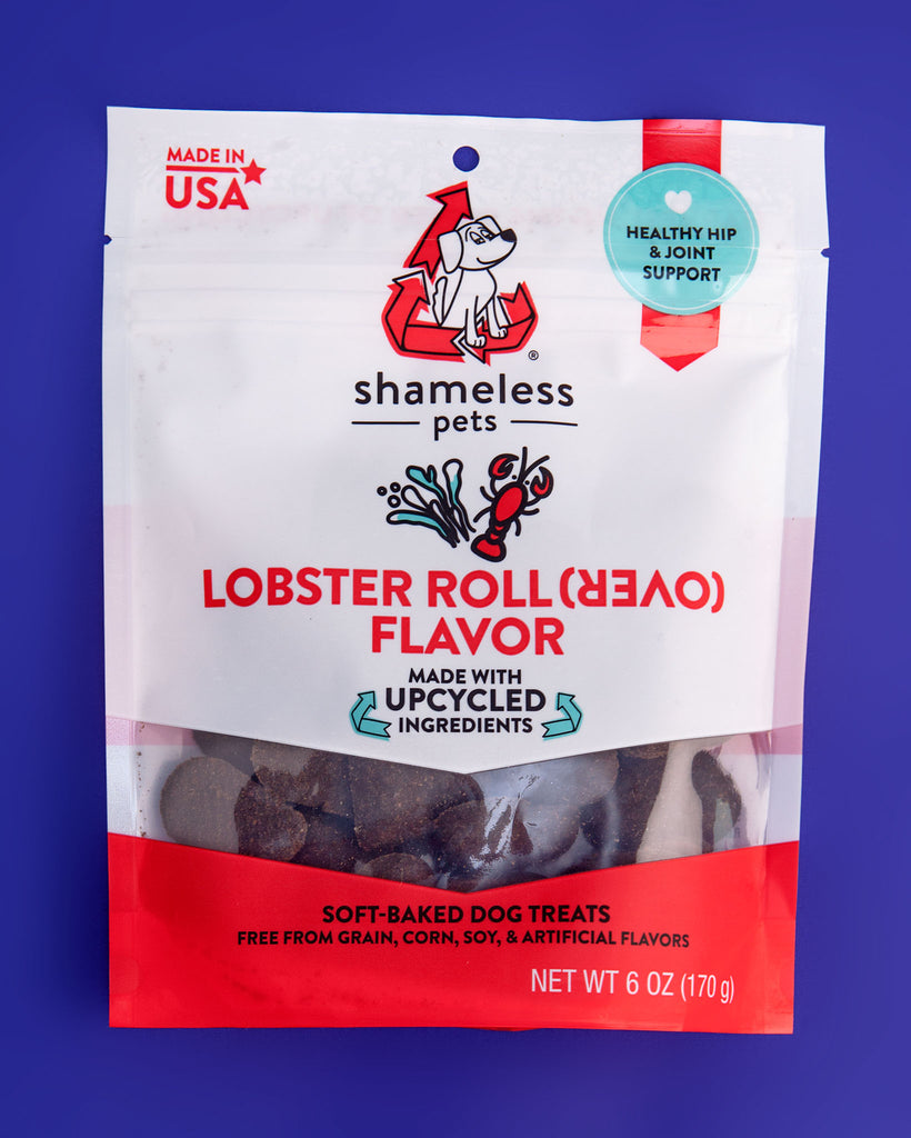 Lobster Roll (Over) Soft Baked Upcycled Dog Treats Eat SHAMELESS PETS   