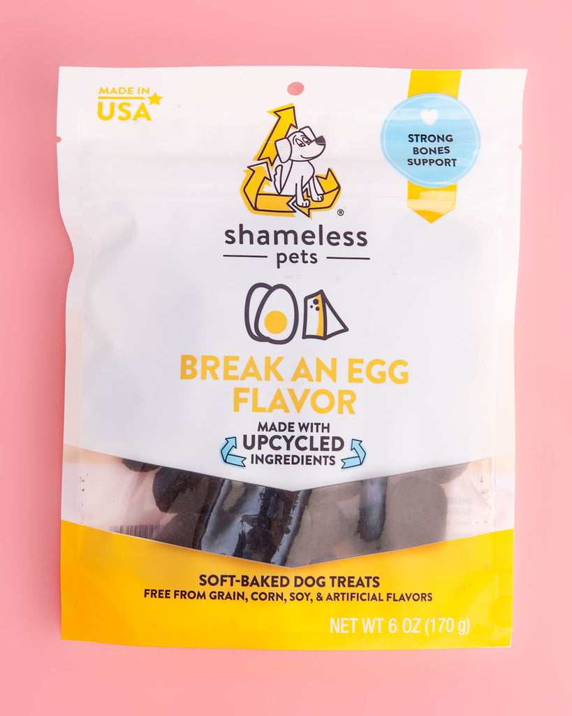 Break An Egg Soft Baked Upcycled Dog Treats (FINAL SALE) Eat SHAMELESS PETS   