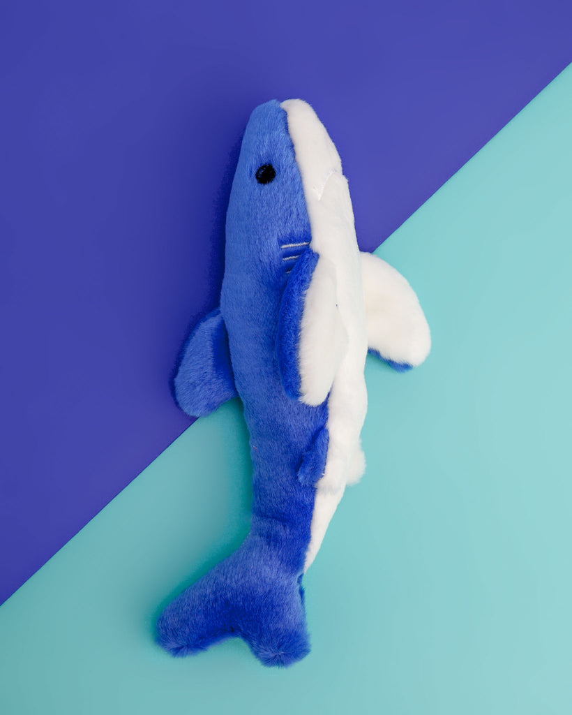 Baby Bruce Shark Plush Dog Toy Play FLUFF & TUFF   