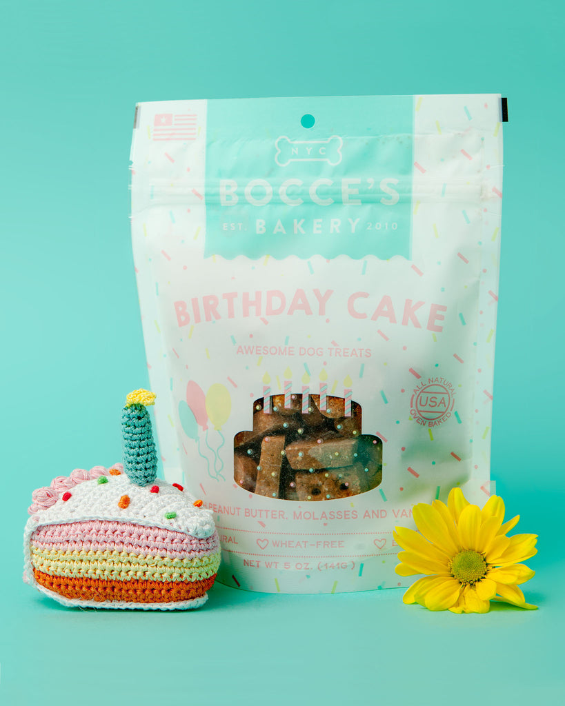 Birthday Cake Dog Treats Eat BOCCE'S BAKERY   