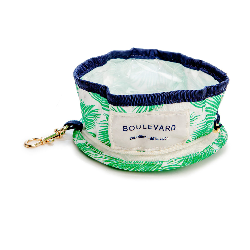 BOULEVARD | Travel Bowl in Green Palm Add-Ons BOULEVARD   