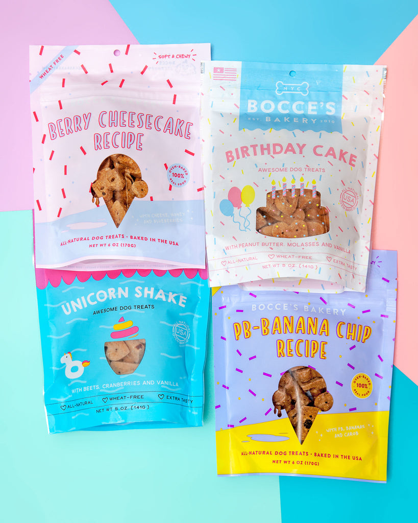 PB & Banana Chip Soft & Chewy Dog Treats Eat BOCCE'S BAKERY   