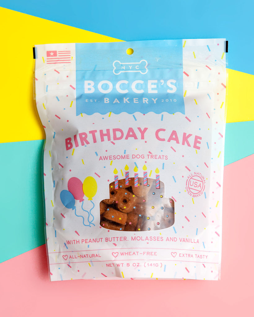 Birthday Cake Dog Treats Eat BOCCE'S BAKERY   