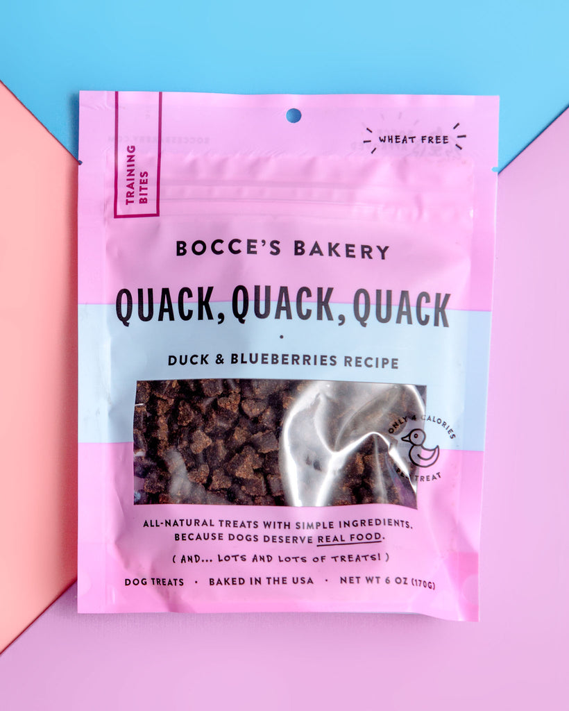 Quack Quack Quack Duck Dog Training Treats Eat BOCCE'S BAKERY   