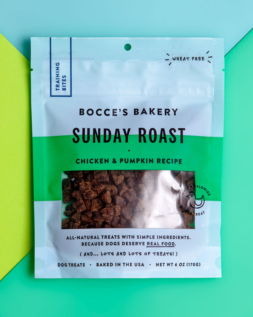 Sunday Roast Chicken & Pumpkin Dog Training Treats Eat BOCCE'S BAKERY   